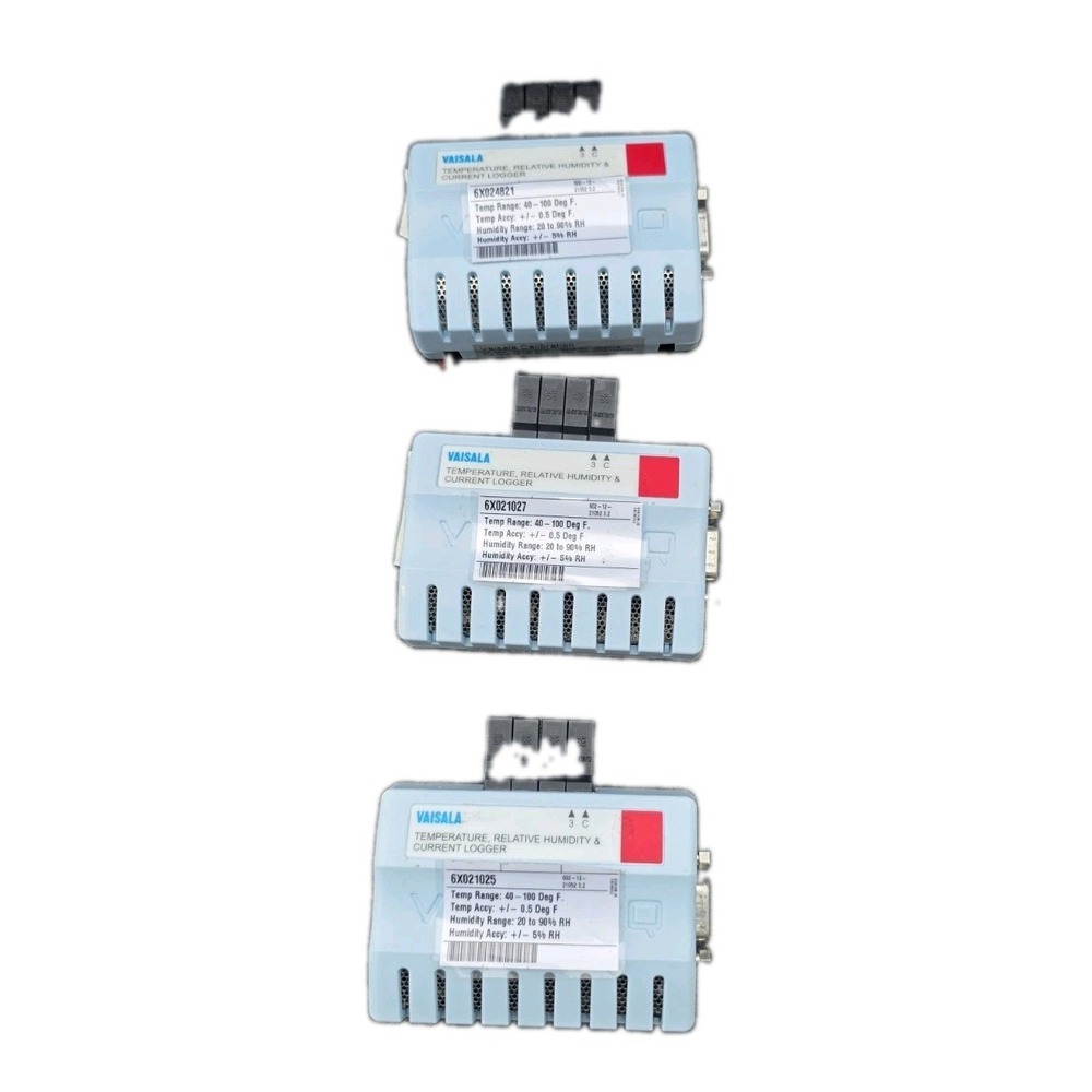 3 Vaisala Veriteq SP-2000-3CR Temperature and Relative Humidity Logger Untested